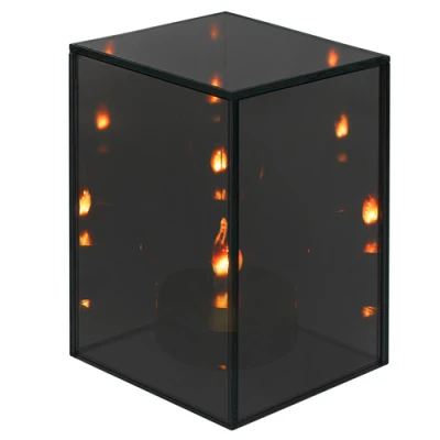 Zortiva 28256 Dekoratívna 3D LED lucerna so zrkadlovým efektom, 15 cm