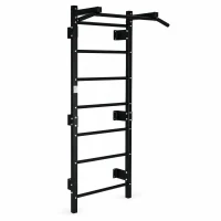 MOVEPRO TH-GL228 Gymnastické žebřiny s hrazdou 228 cm, černé