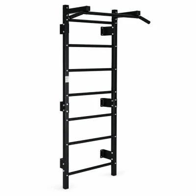 MOVEPRO TH-GL228 Gymnastické žebřiny s hrazdou 228 cm, černé