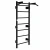MOVEPRO TH-GL228 Gymnastické rebríky s hrazdou 228 cm, čierne