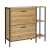 ModernHome GIC-SC487-15 Botník s výklopnými přihrádkami 89 x 24 x 86,5 cm, světlý dub