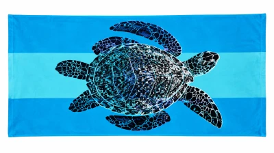 Gordon H97 Plážová osuška rychleschnoucí z mikrovlákna, kareta, 100 x 180 cm