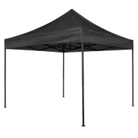 MultiGarden PAW-FG-3X3-1 Zahradní samorozkládací párty stan 3 x 3 m, černý