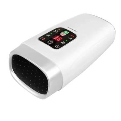 Isomedix 28128 Masážny prístroj na ruky s vyhrievaním, 4 režimy, USB-C, biely