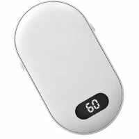APT DA307 Elektrický ohřívač rukou s LCD displejem, 6000 mAh, 2 teploty 45/60 °C, USB, bílý