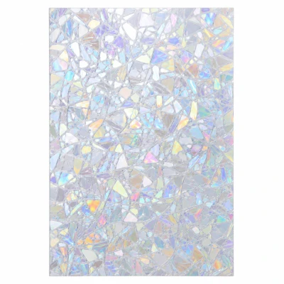 APT DA658 Dekorativní okenní fólie s efektem duhové vitráže 3D, 60 x 200 cm