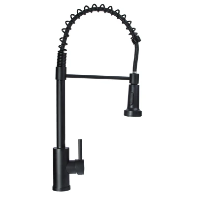 APT DA756 Kuchynská batéria s ohybným otočným ramenom, 51 cm, čierna
