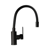 APT DA747 Kuchyňská baterie s flexibilním ramenem 44 cm, matná černá