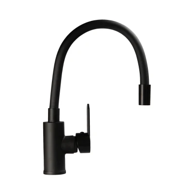 APT DA747 Kuchyňská baterie s flexibilním ramenem 44 cm, matná černá