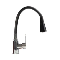 APT DA769A Kuchynská batéria s ohybným ramenom 60 cm, 2 režimy, čierna