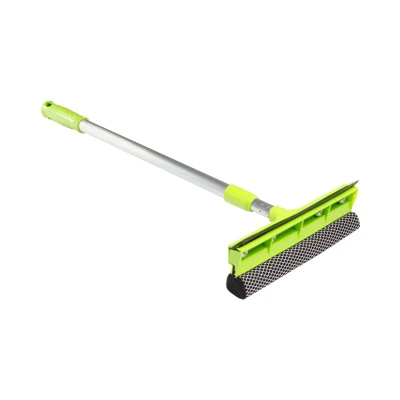 APT DA762 Teleskopická stěrka na okna s houbou, délka 52 - 86 cm, zelená