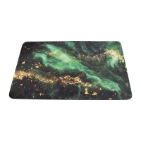 APT DA435C Koupelnová předložka s mramorovým vzorem 50 x 80 cm, zelená