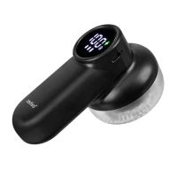 Zortiva 28039 Odstraňovač žmolků, dobíjecí USB-C, 6 čepelí, LED displej, černý