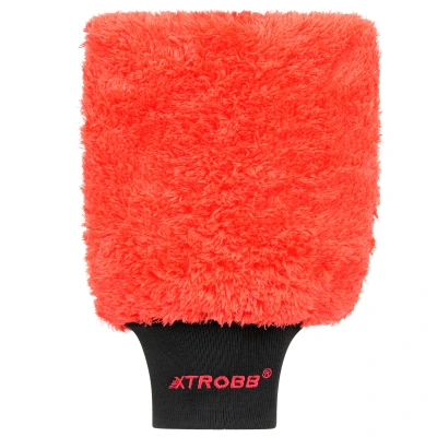 Xtrobb 28593 Rukavice na umývanie auta z mikrovlákna Coral Fleece 26,5 x 18 cm