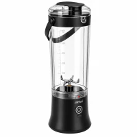 Zortiva 28129 Prenosný bezdrôtový mixér na smoothie 150 W, 600 ml, USB-C, čierny