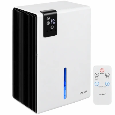 Zortiva 28062 Odvlhčovač vzduchu 65 W, 2,28 l, 800 ml/deň, diaľkové ovládanie, biely