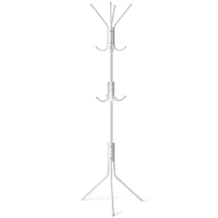 Massido MS-842 Stojanový věšák na oblečení, 12 ramen, 173,5 cm, bílý