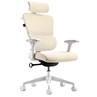 Sofotel 240302 Ergonomická kancelářská židle Nicea, bílo-béžová