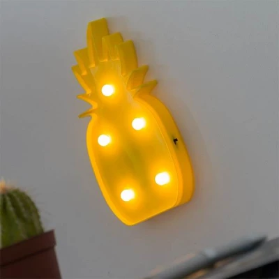 KIK KX9935_3 LED dekorace Ananas, 25 cm