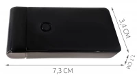 ISO 5057 Elektrický zapaľovač Plazma USB - čierny