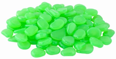 ISO 5186 Svítící kameny zelená 100 ks