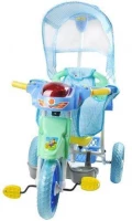 Malatec Trojkolka s vodiacou tyčou Blue basic - bazar