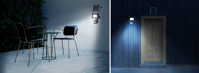 ISO LS5357 Zahradní solární LED reflektor - detektor pohybu