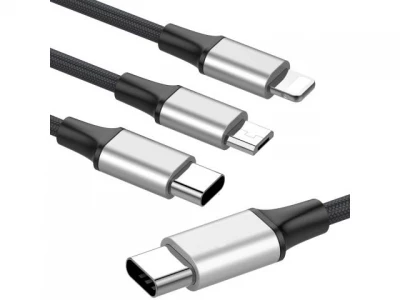 Nabíjecí kabel iQunix Lightning 3v1