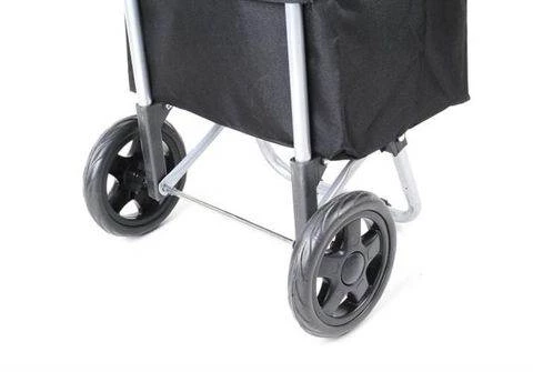 Nákupní taška na kolečkách 35L černá - bazar