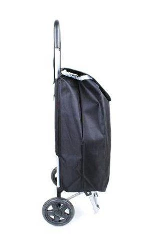Nákupní taška na kolečkách 35L černá - bazar