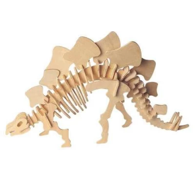 Woodcraft 3D puzzle dřevěná skládačka Stegosaurus HR160