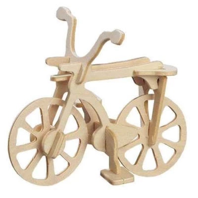 Woodcraft 3D puzzle dřevěná skládačka Bicykl HR208