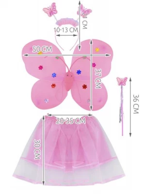ISO 5335 Kostým motýlek s tykadly 