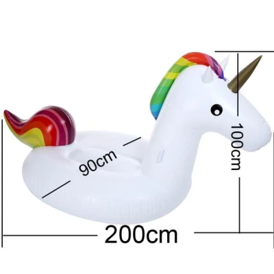 KIK Nafukovací matrace Jednorožec 200 x 100 x 90cm