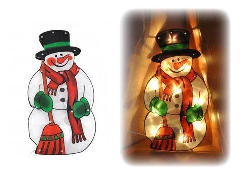 Svítící sněhulák - 20 LED