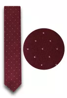vínová kravata se vzorem