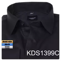 jednobarevná košile černá