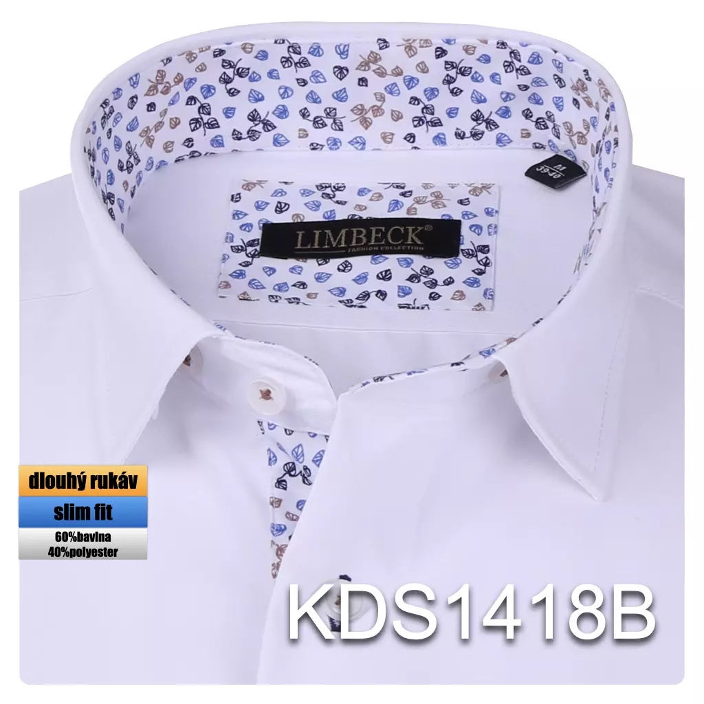 bílá košile se zajímavými doplňky