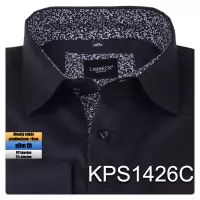 černá košile s doplňky