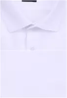 bílá košile s diagonální texturou