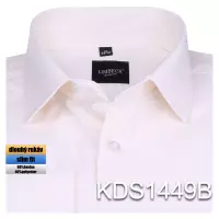 smetanová košile s texturou 