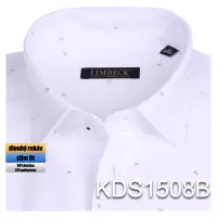 bílá košile s jemnými prvky