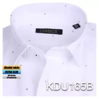 bílá košile s jemným vzorem