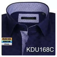 tmavě modrá košile s doplňky