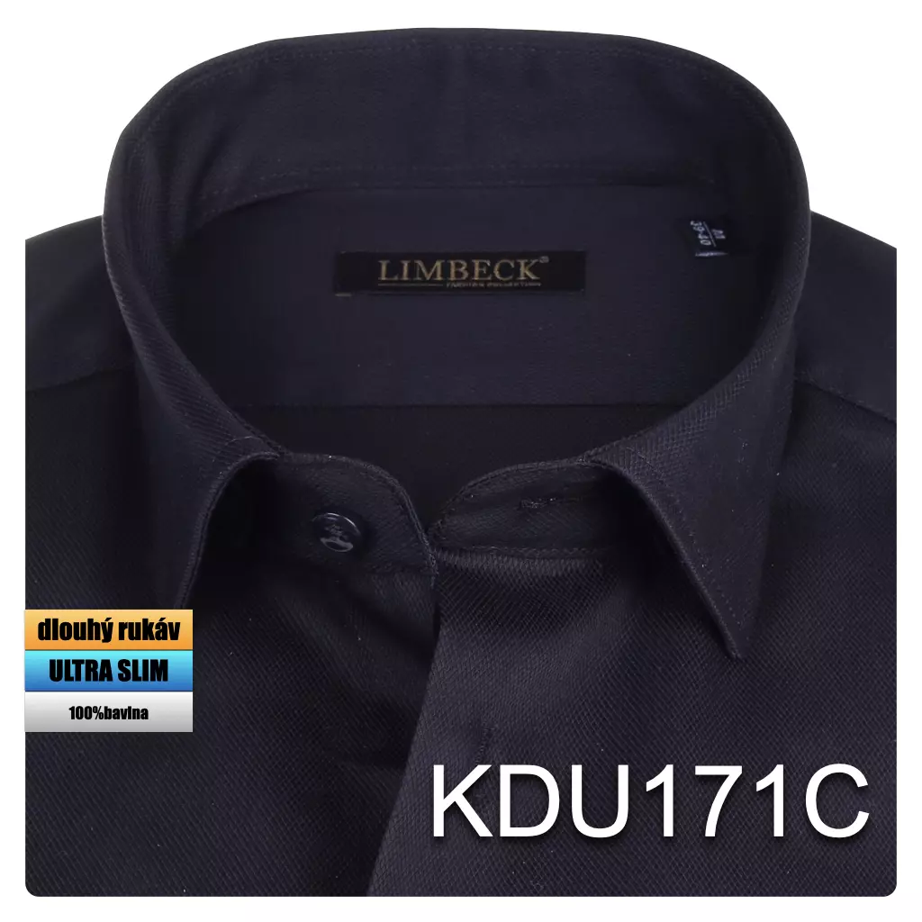 černá košile s texturou