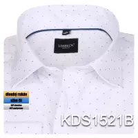 bílá košile s jemným vzorem 