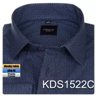 tmavě modrá košile se vzorem