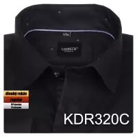 černá košile s jemnými doplňky