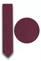 vínová kravata s jemným vzorem