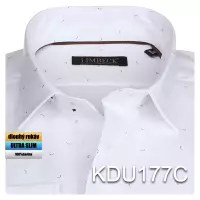 bílá košile s hnědými doplňky